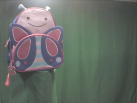 Pink Butterfly Backpack